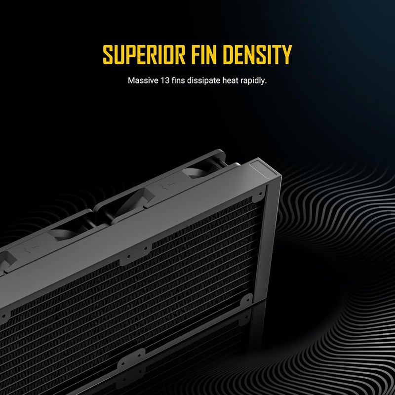 ANTEC Skeleton 360 ARGB Liquid CPU Cooler, 360mm Radiator, High-Performance Pump, 3 x 120mm PWM ARGB Fans, Copper Base, Intel LGA 115X/1200/1700/20XX, AMD AM4/AM5, Black - Image 5